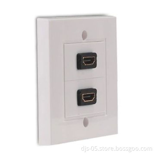 HDMI Female*2 Wall Plate (Europe Type) with High Performance, Easy to Use and Reasonable Price